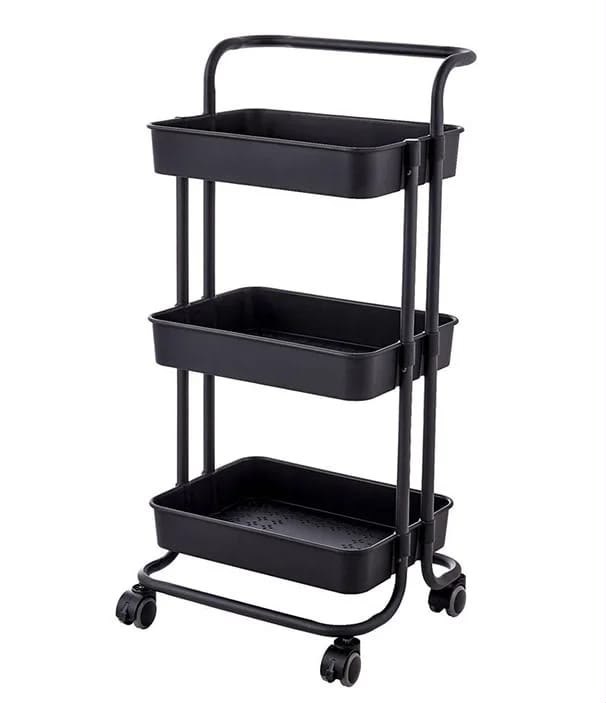 Movable metal trolley